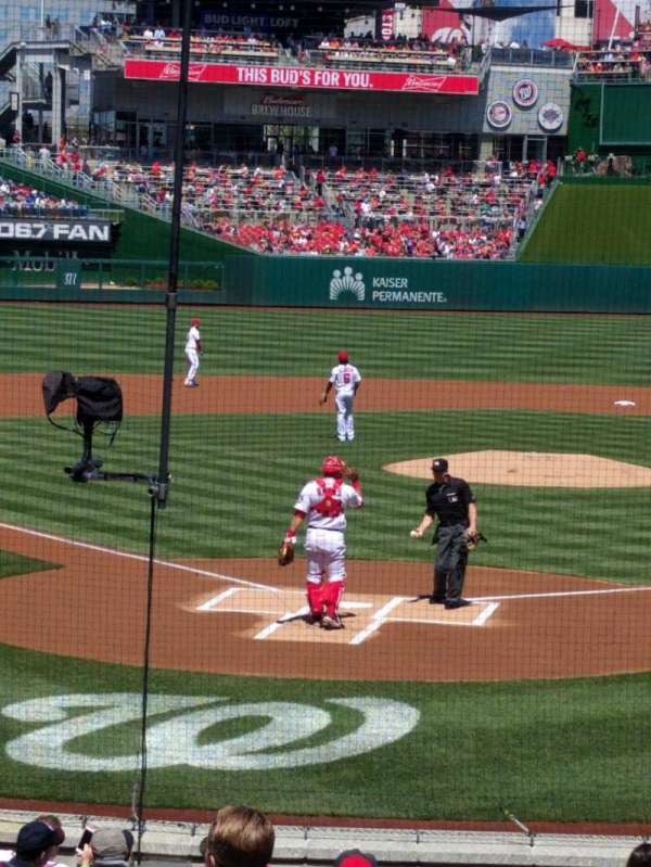 Nationals Park, section: 123, row: C, seat: 1