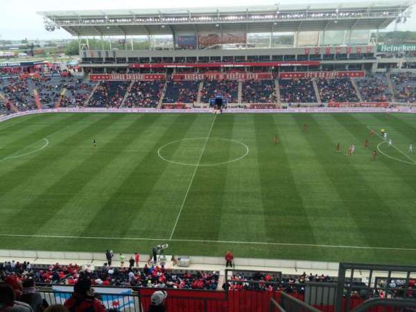 SeatGeek Stadium, section: 207, row: 12, seat: 1