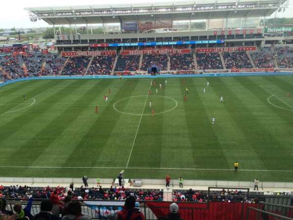 SeatGeek Stadium, section: 207, row: 13, seat: 6