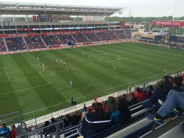 SeatGeek Stadium, section: 210, row: 13, seat: 25
