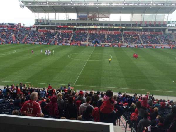 SeatGeek Stadium, section: 107, row: 15, seat: 1