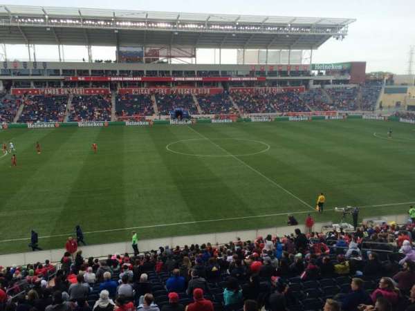 SeatGeek Stadium, section: 108, row: 25, seat: 11