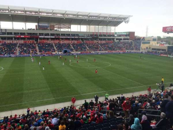 SeatGeek Stadium, section: 109, row: 25, seat: 7