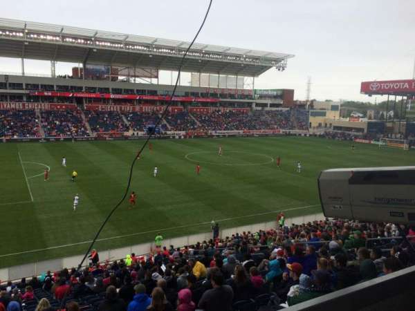 SeatGeek Stadium, section: 110, row: 25, seat: 7