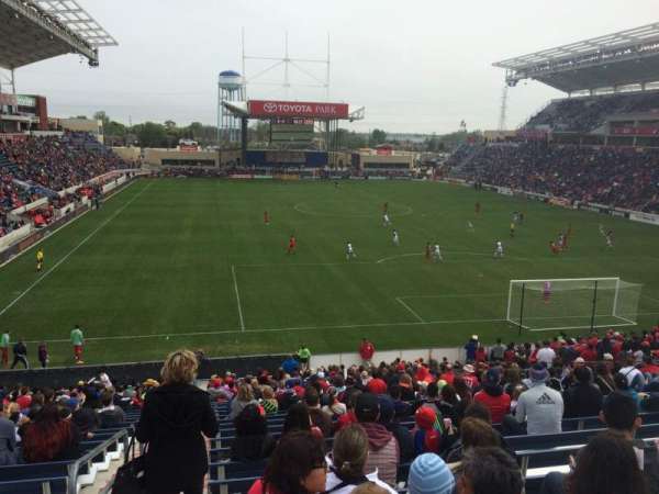 SeatGeek Stadium, section: 119, row: 27, seat: 8