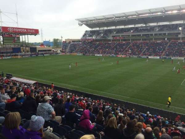 SeatGeek Stadium, section: 125, row: 20, seat: 1