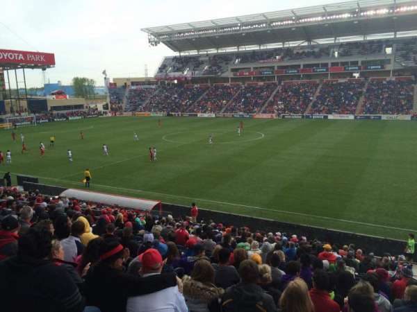 SeatGeek Stadium, section: 126, row: 20, seat: 1