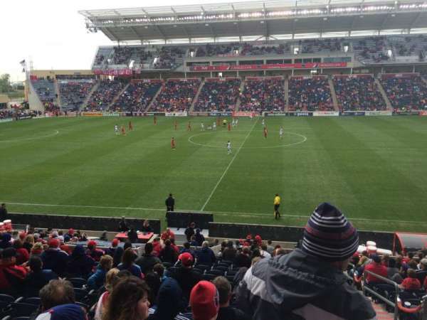 SeatGeek Stadium, section: 128, row: 20, seat: 1