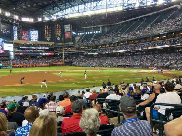Chase Field, section: Q, row: 18, seat: 3