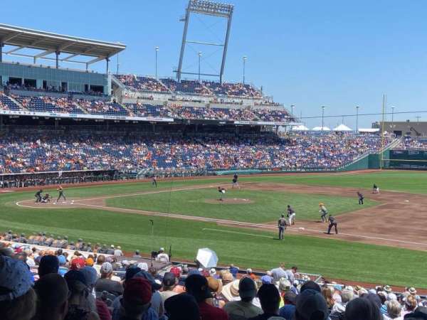 Charles Schwab Field, section: 105, row: 28, seat: 15