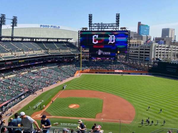 Comerica Park, section: 321, row: 4, seat: 10