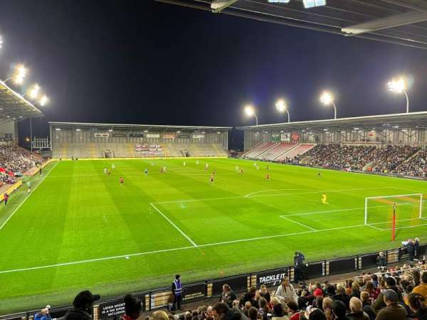 Leigh Sports Village Stadium, section: South F, row: Back Row