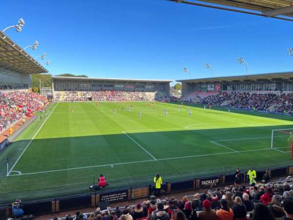 Leigh Sports Village Stadium, section: South F, row: Back Row
