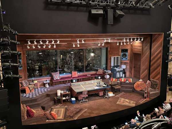 John Golden Theatre, section: Front Mezzanine L, row: B, seat: 121