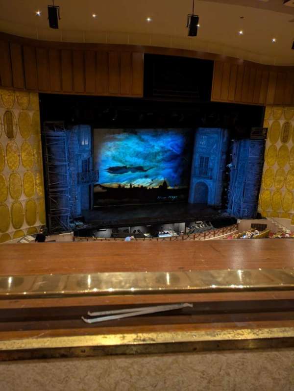 Fisher Theatre, section: Loge LC, row: A, seat: 125