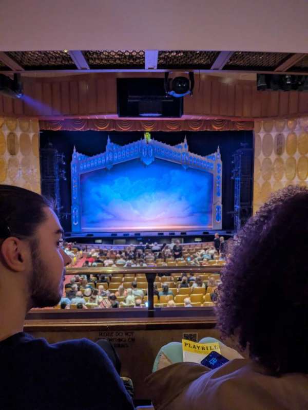 Fisher Theatre, section: Mezzanine C, row: B, seat: 109