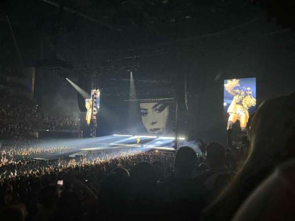 The O2, London, section: 111, row: L, seat: 33
