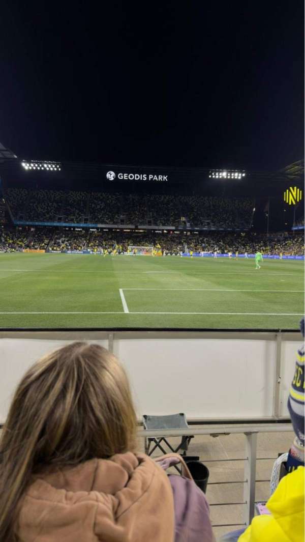 Geodis Park, section: 130, row: B, seat: 5