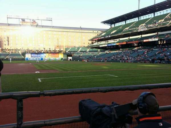 Oriole Park at Camden Yards, section: 54, row: 1, seat: 8