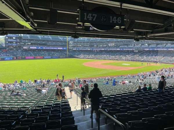 T-Mobile Park, section: 147, row: 40, seat: 1