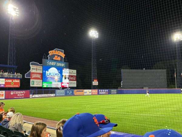 NBT Bank Stadium, section: 117, row: 3, seat: 1