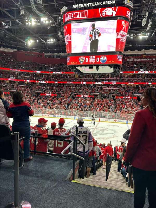 Amerant Bank Arena, section: 101, row: 19W