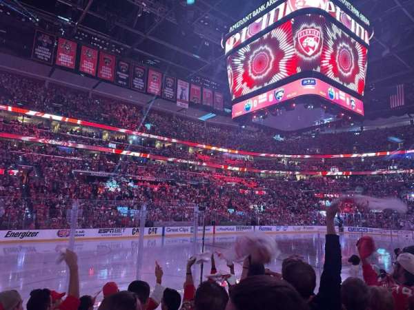 Amerant Bank Arena, section: 121, row: 7, seat: 8