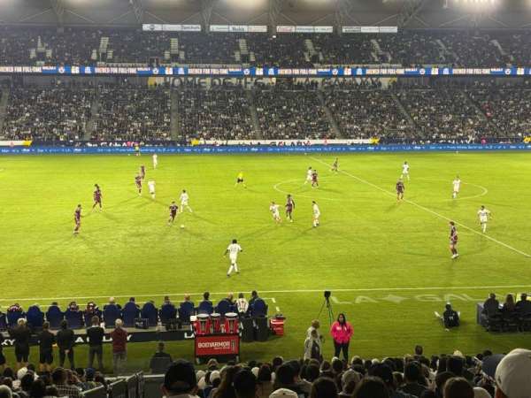 Dignity Health Sports Park, section: 112, row: V, seat: 15