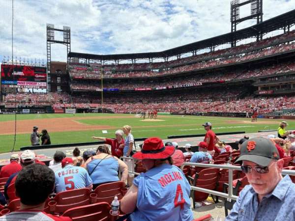 Busch Stadium, section: 158, row: 1, seat: 3