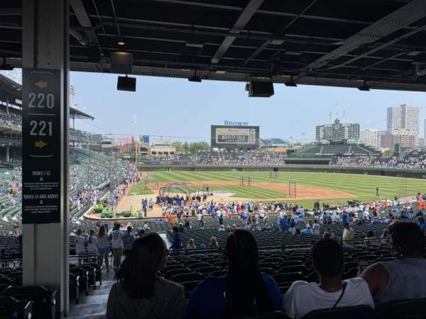 Wrigley Field, section: 221, row: 12, seat: 1