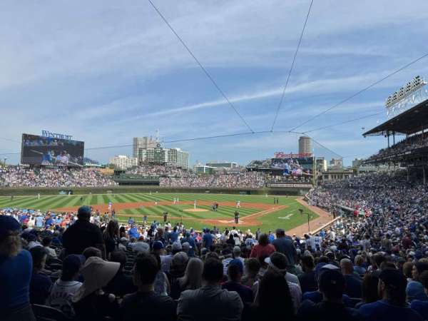 Wrigley Field, section: 215, row: 1, seat: 14