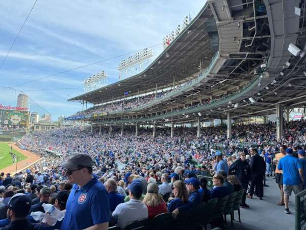 Wrigley Field, section: 215, row: 1, seat: 14