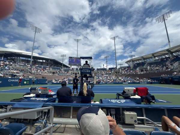 Billie Jean King National Tennis Center, Grandstand, section: 6, row: C, seat: 16