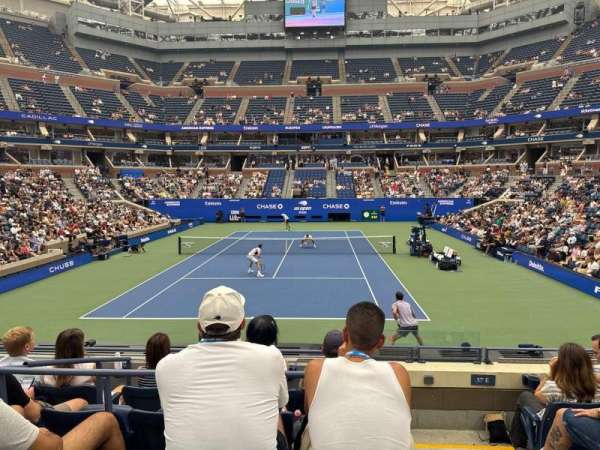 Arthur Ashe Stadium, section: 36, row: G, seat: 1