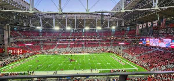 State Farm Stadium, section: 441, row: A, seat: 17