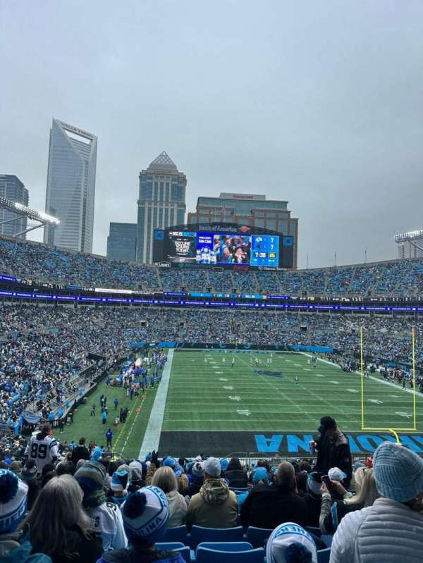 Bank of America Stadium, section: 203, row: 19, seat: 14