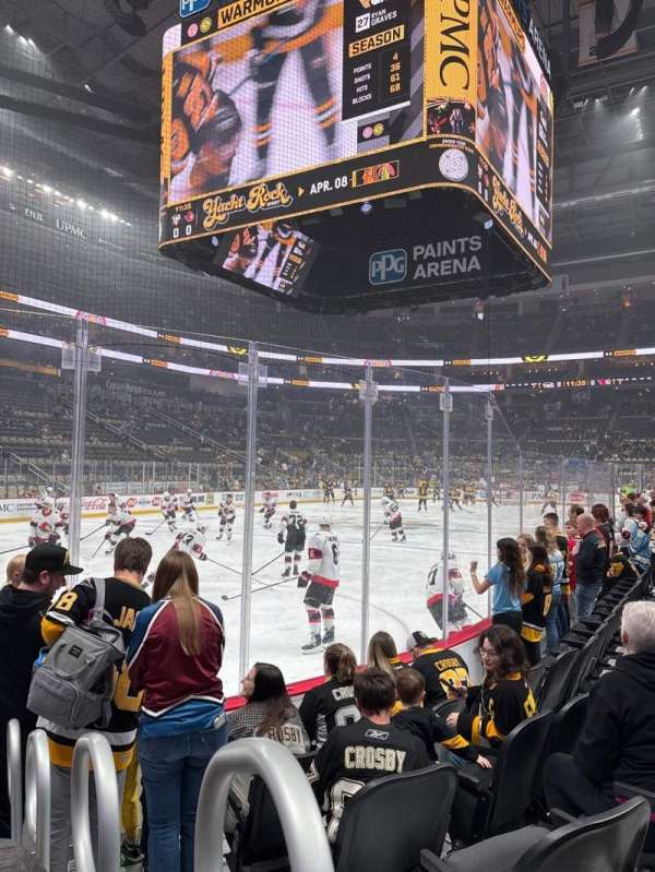 PPG Paints Arena, section: 105, row: E, seat: 1