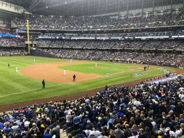 American Family Field, section: 228, row: 1, seat: 6