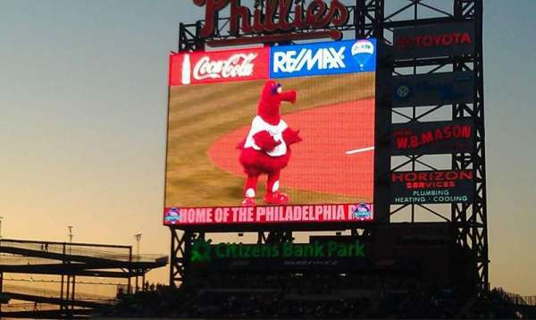 Citizens Bank Park, section: 109, row: 36, seat: 10