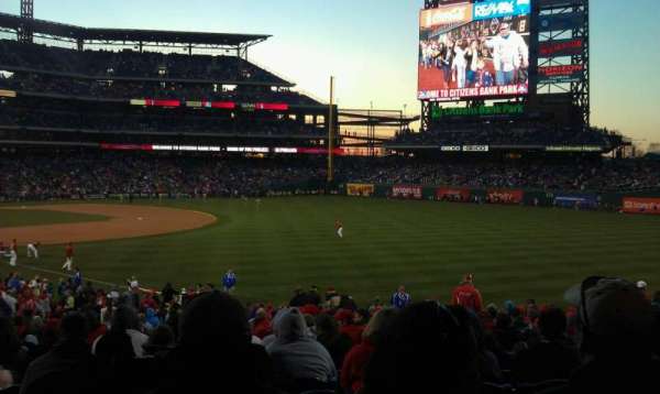 Citizens Bank Park, section: 109, row: 36, seat: 10