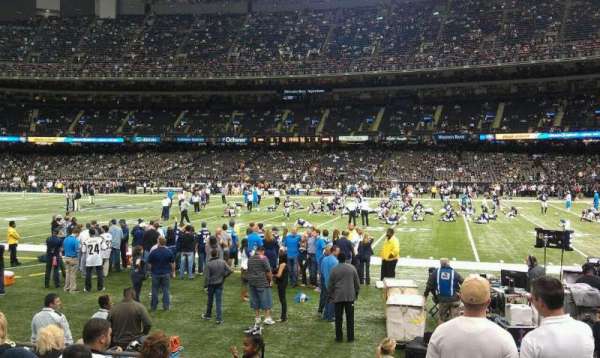 Caesars Superdome, section: 112, row: 7, seat: 2