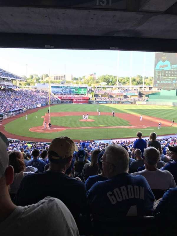 Kauffman Stadium, section: 231, row: PP, seat: 7
