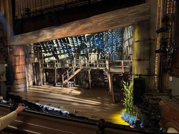 Nederlander Theatre, section: Mezzanine R, row: B, seat: 12