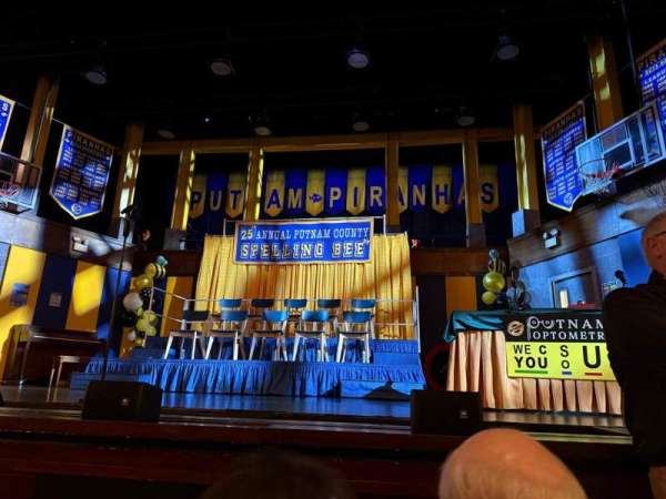 The Kennedy Center Eisenhower Theater, section: Orchestra C, row: B, seat: 102