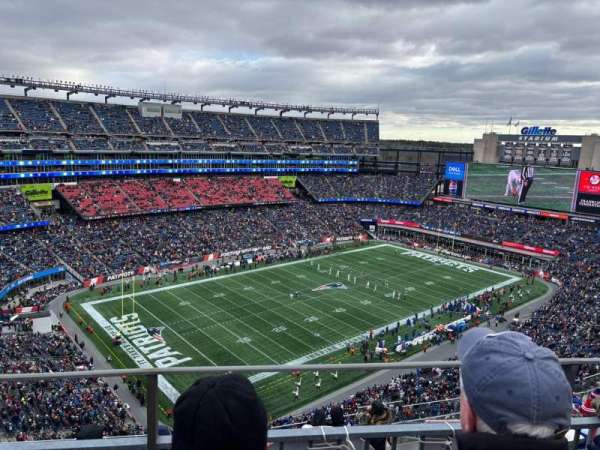 Gillette Stadium, section: 315, row: 11, seat: 18