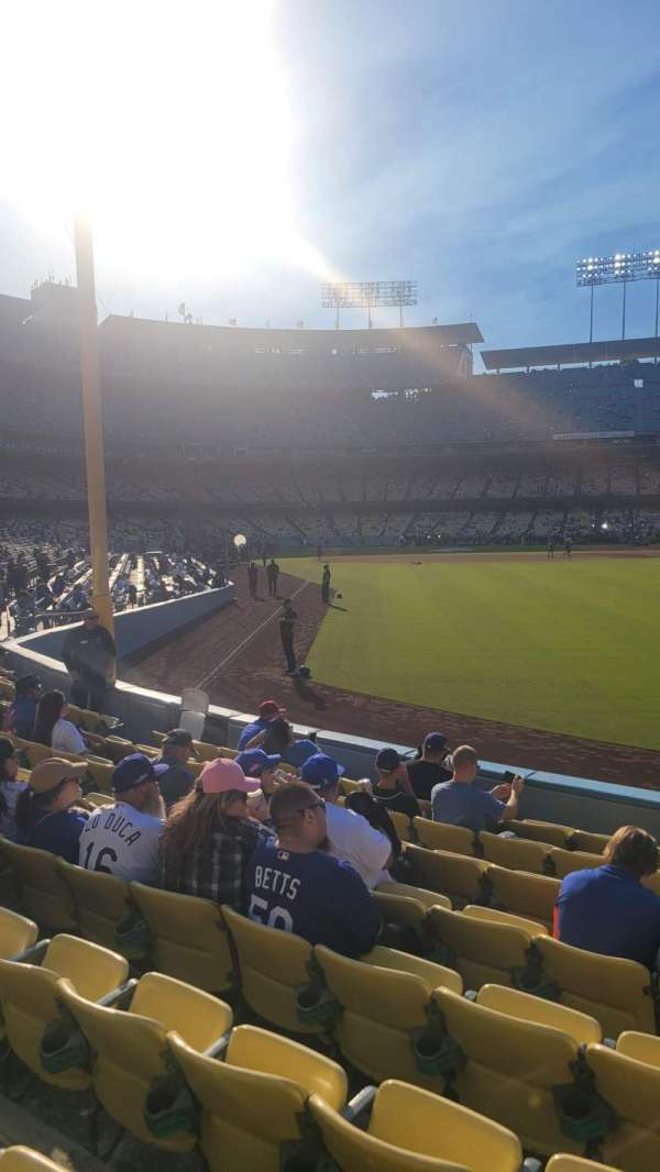 Dodger Stadium, section: 50FD, row: H, seat: 16