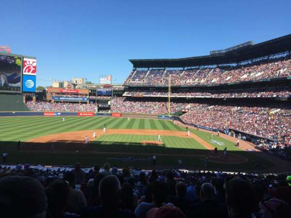 Turner Field, section: 208L, row: 8, seat: 109