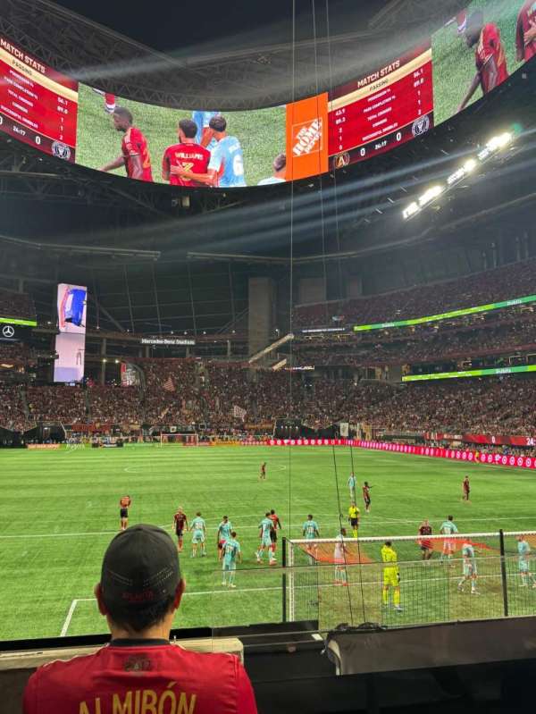 Mercedes-Benz Stadium, section: 120, row: 12, seat: 1