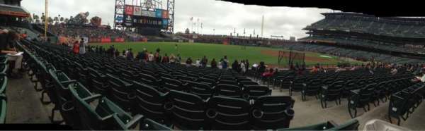 Oracle Park, section: 128, row: 16, seat: 2