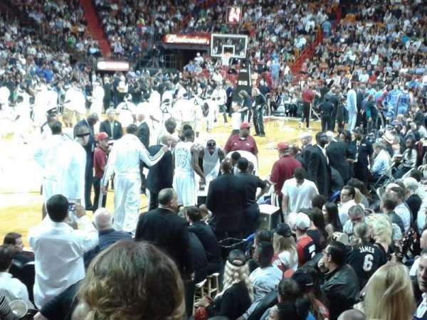 Kaseya Center, section: 111, row: 11, seat: 4